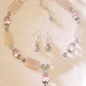 buy rose quartz necklace